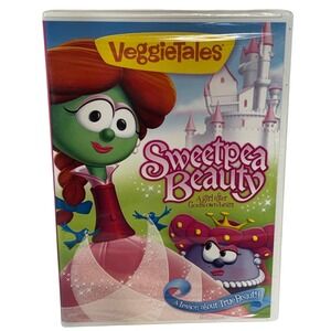 VeggieTales Sweetpea Beauty DVD New Sealed Kids Christian Animation Movie